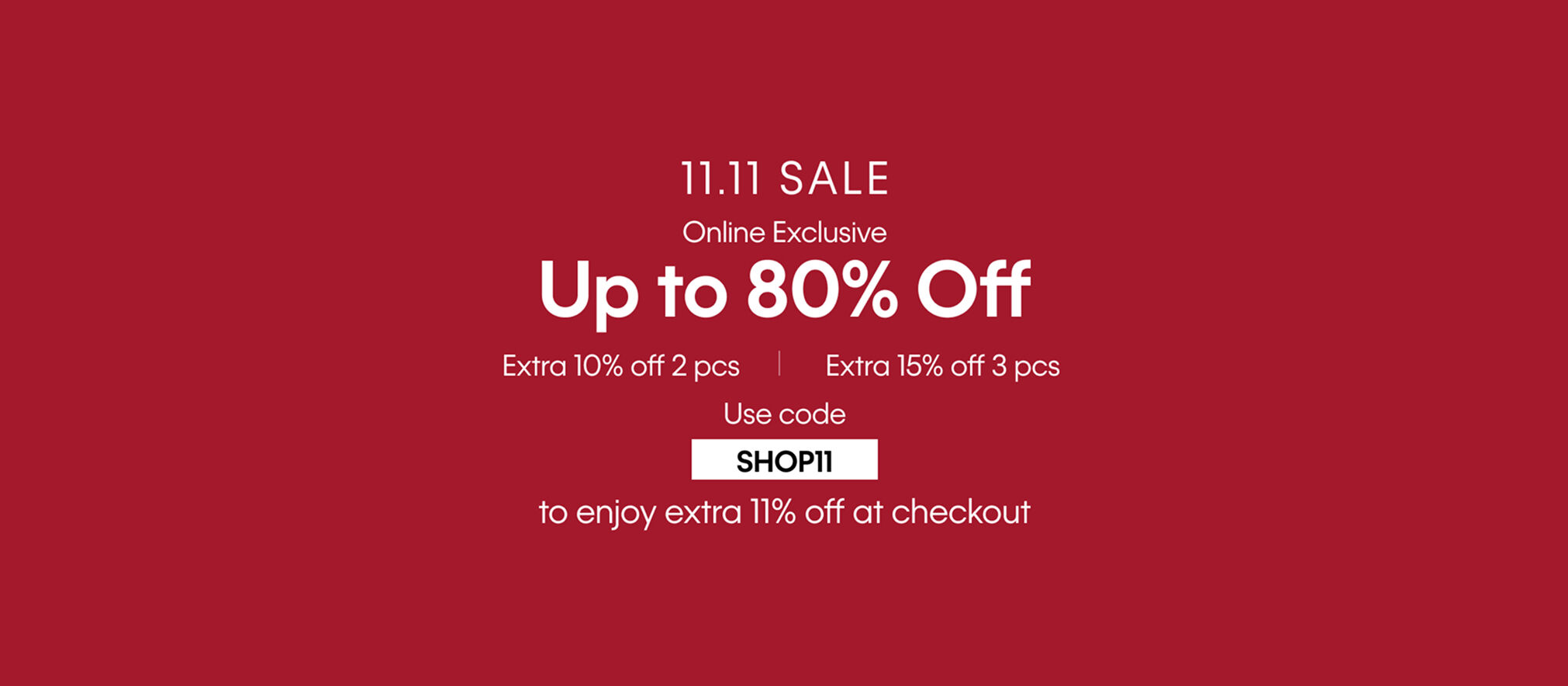 Calvin Klein 11.11 Sale Online Exclusive Up to 80% Off